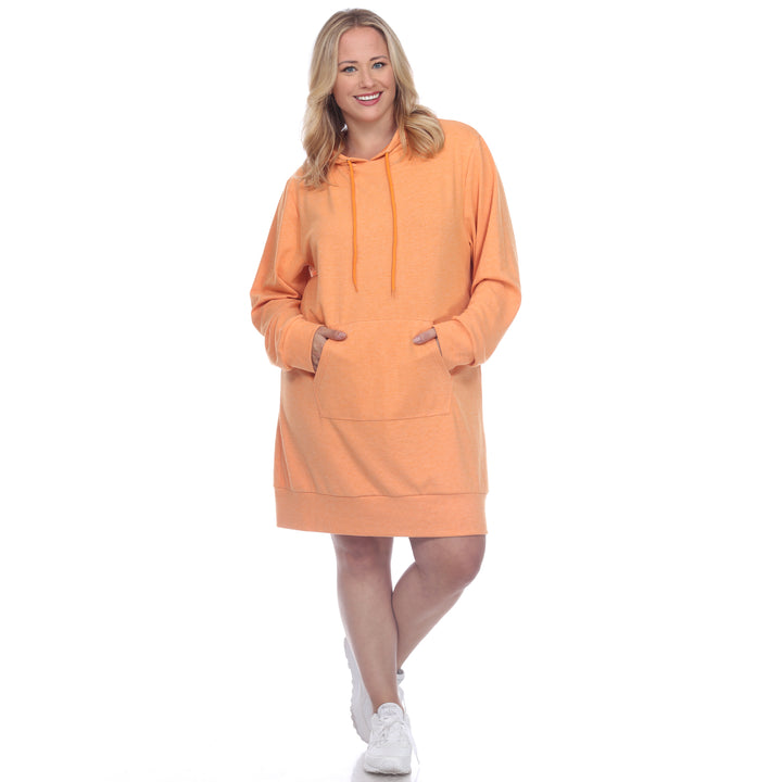 Women's Plus Size Hoodie Sweatshirt Dress