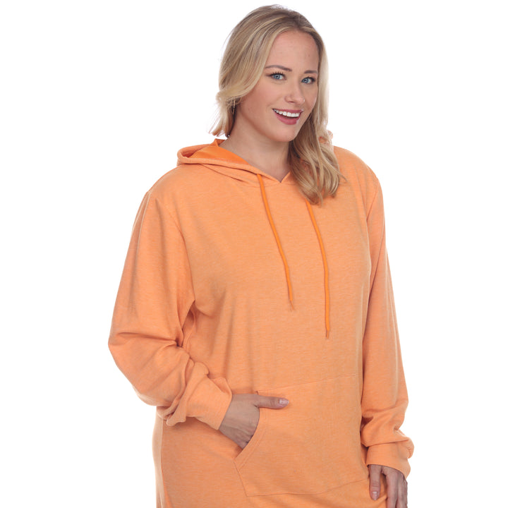 Women's Plus Size Hoodie Sweatshirt Dress