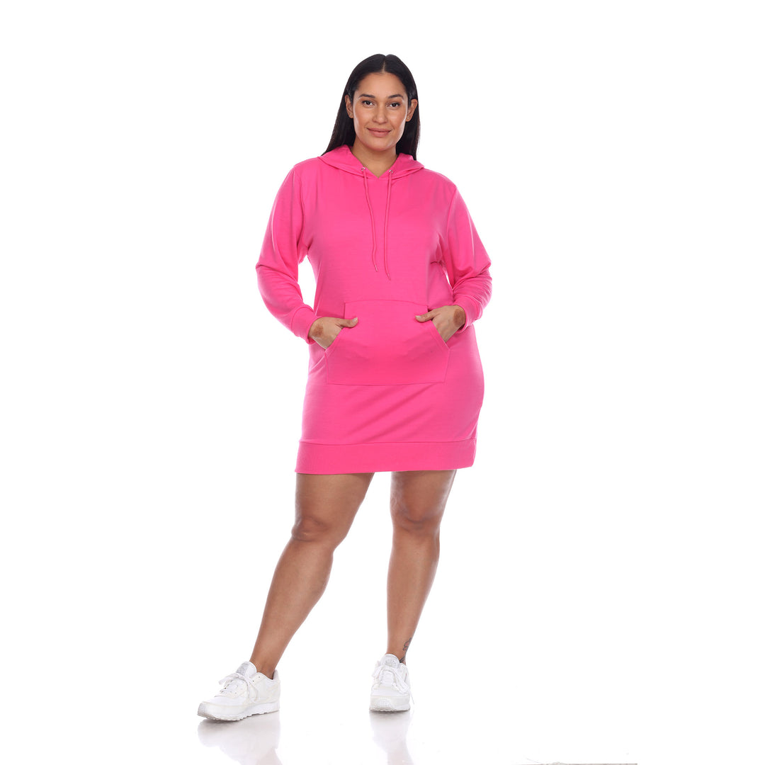 Women's Plus Size Hoodie Sweatshirt Dress