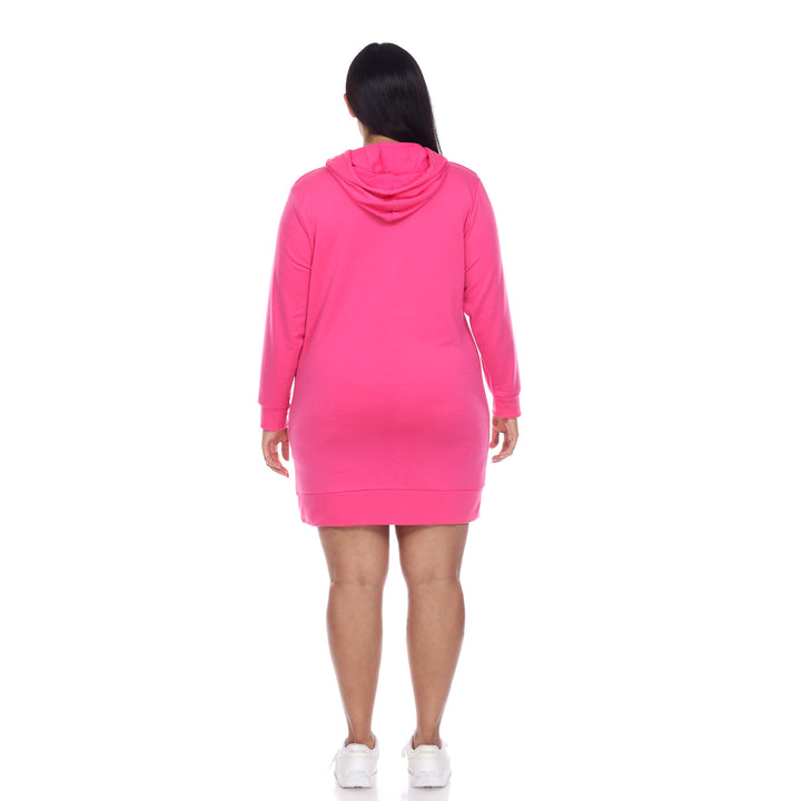 Women's Plus Size Hoodie Sweatshirt Dress