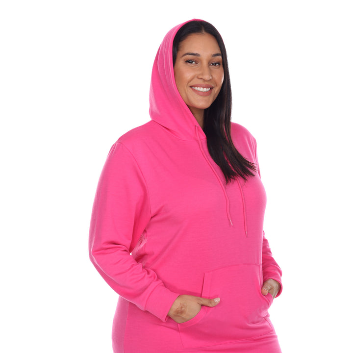 Women's Plus Size Hoodie Sweatshirt Dress