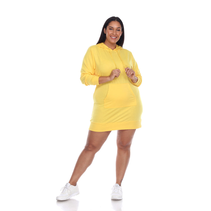 Women's Plus Size Hoodie Sweatshirt Dress