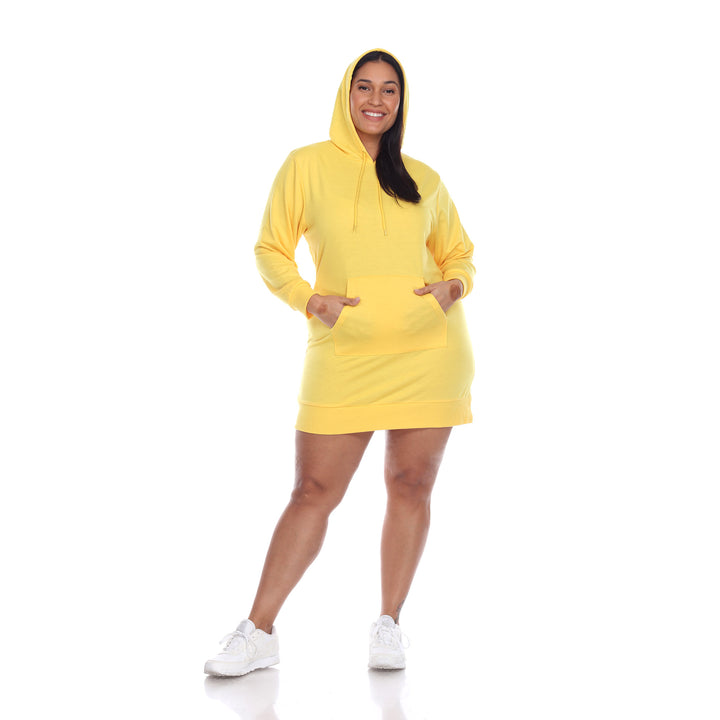 Women's Plus Size Hoodie Sweatshirt Dress