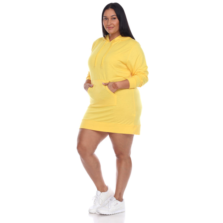 Women's Plus Size Hoodie Sweatshirt Dress