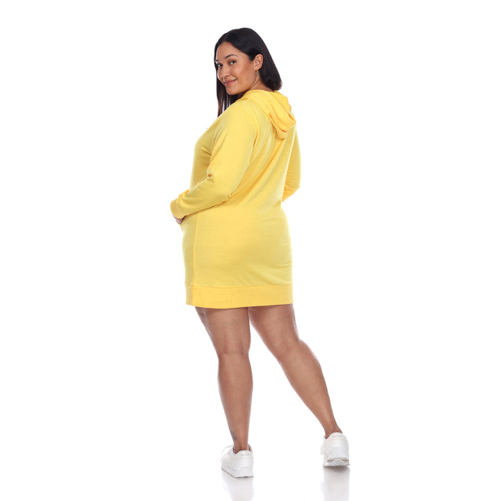 Women's Plus Size Hoodie Sweatshirt Dress