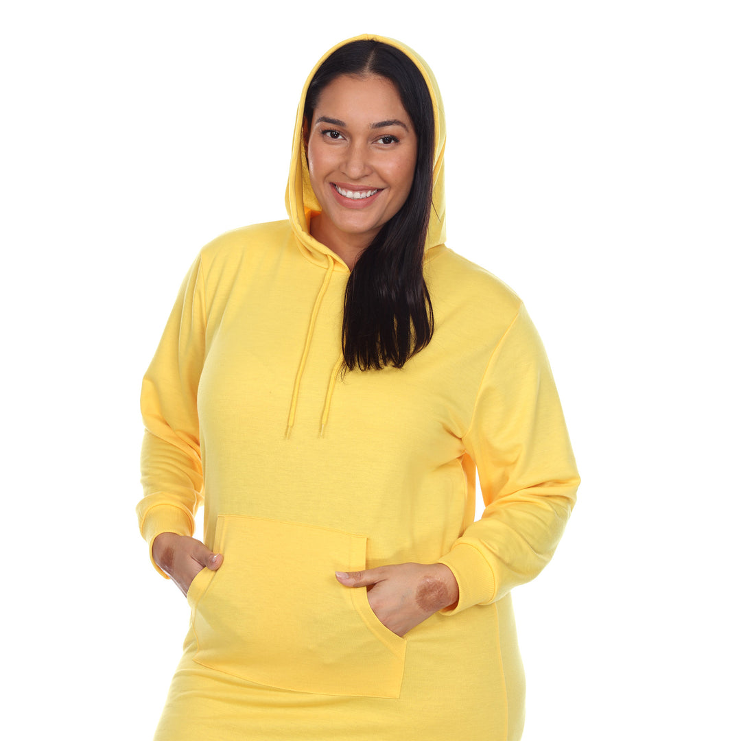 Women's Plus Size Hoodie Sweatshirt Dress