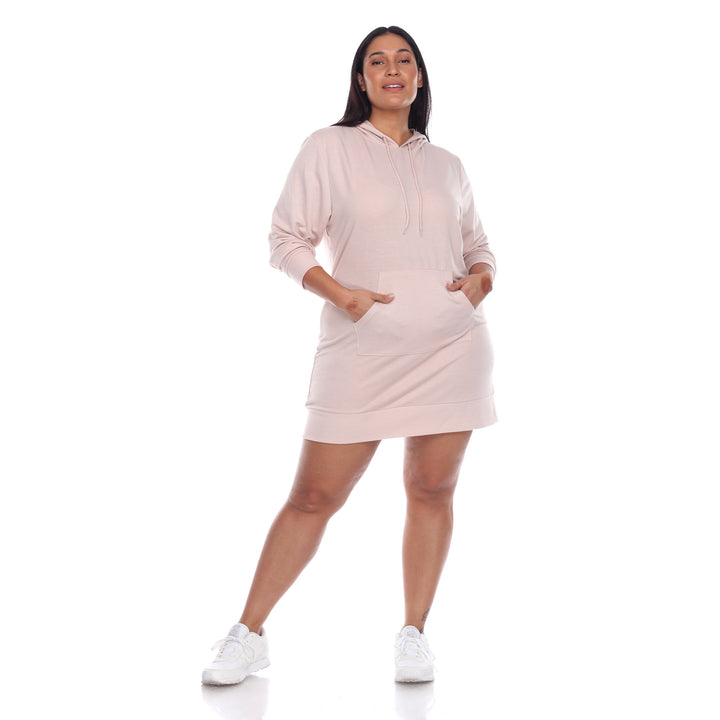 Women's Plus Size Hoodie Sweatshirt Dress