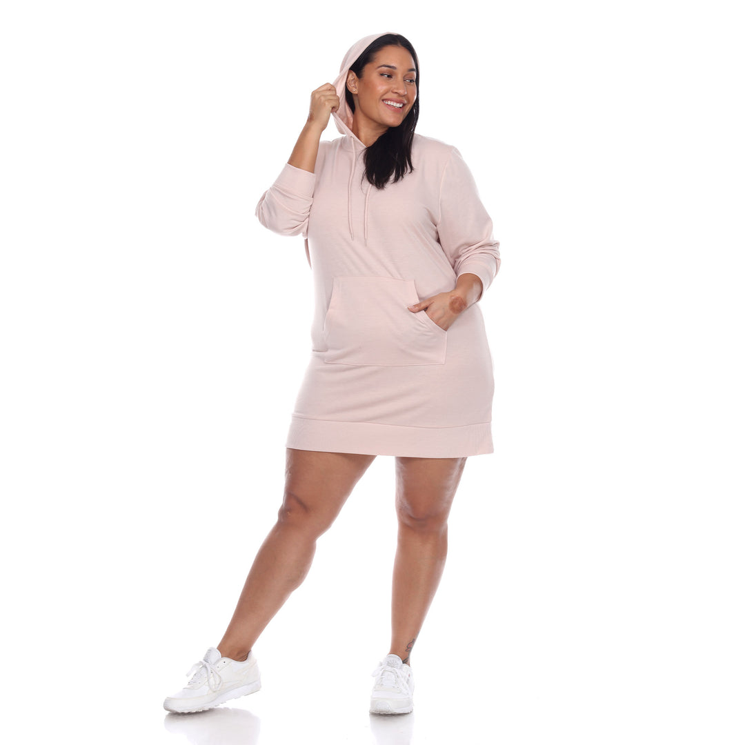 Women's Plus Size Hoodie Sweatshirt Dress