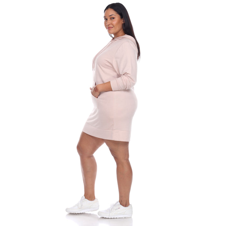 Women's Plus Size Hoodie Sweatshirt Dress