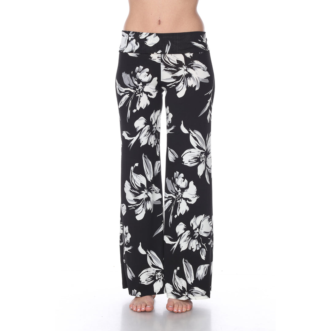 Flower Print Palazzo Pants