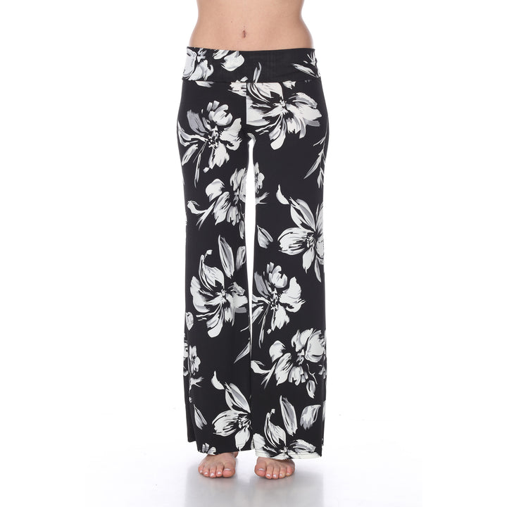 Flower Print Palazzo Pants