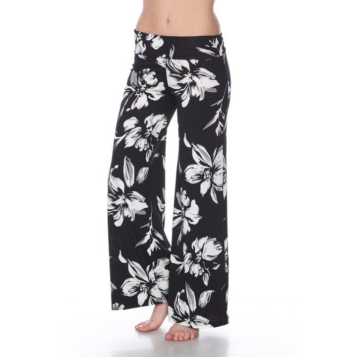 Flower Print Palazzo Pants