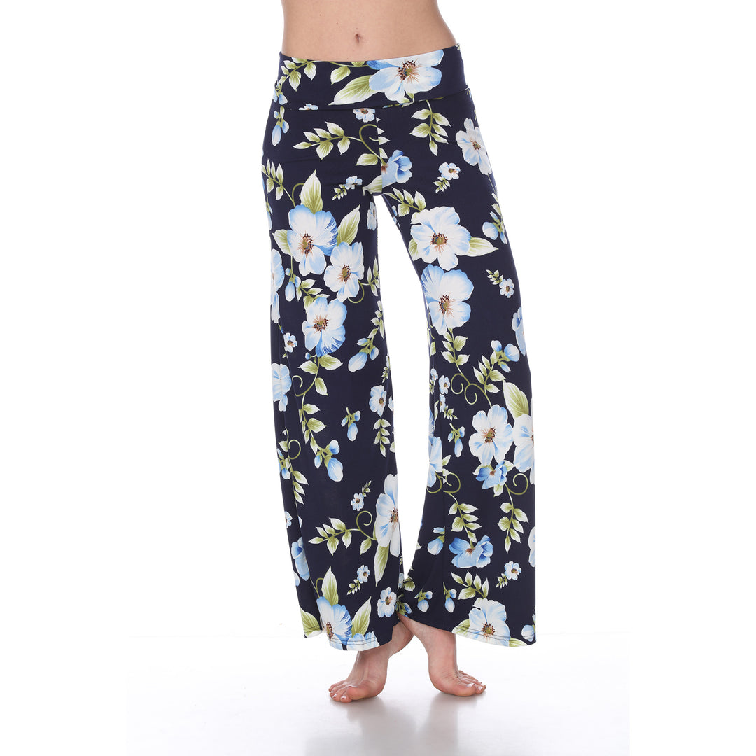 Flower Print Palazzo Pants