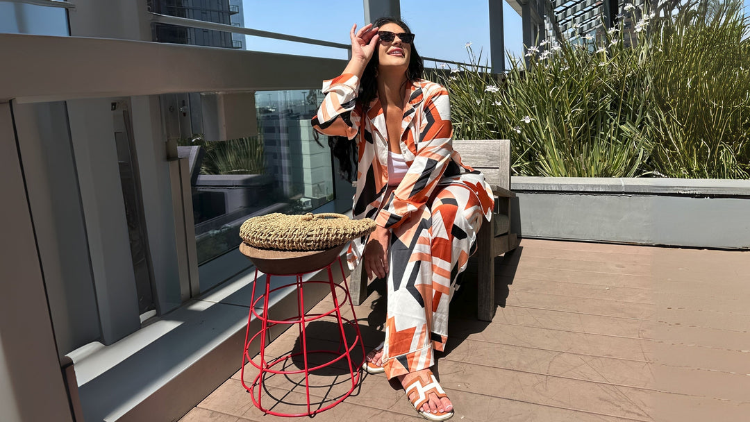 How to Style Your Satin Pajama Set for a Brunch-Ready Look