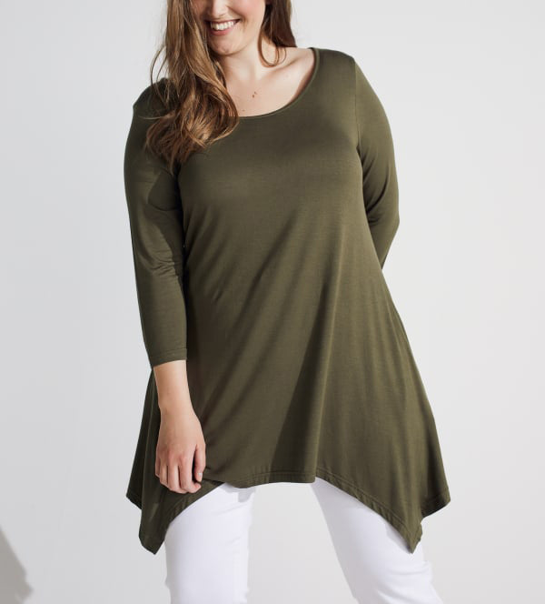 Plus Size Makayla Tunic Top