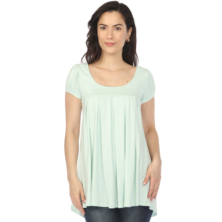 Aqua Cap Sleeve Tunic Top xlarge
