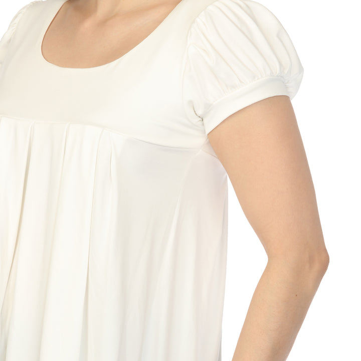 Off White Cap Sleeve Tunic Top Small