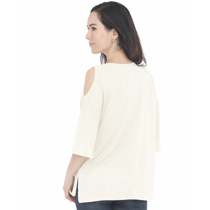 Women’s Casual Cold Shoulder Pullover Top