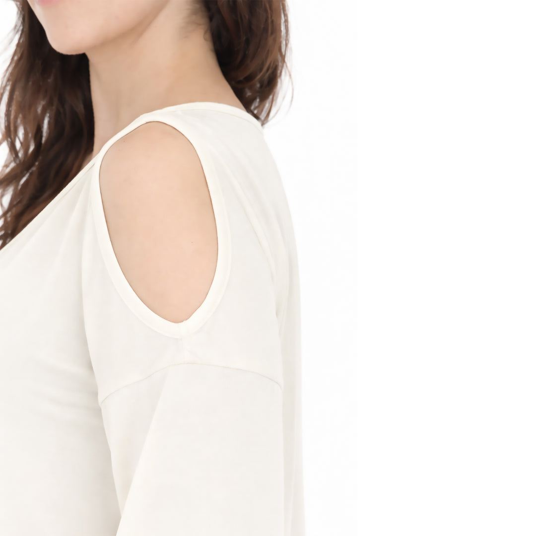 Women’s Casual Cold Shoulder Pullover Top