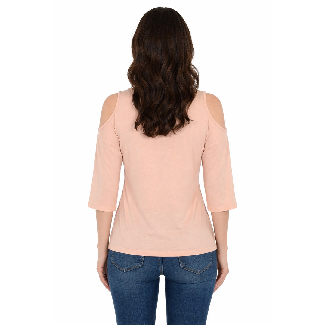 Women’s Casual Cold Shoulder Pullover Top