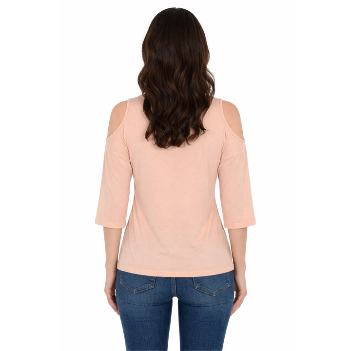 Women’s Casual Cold Shoulder Pullover Top