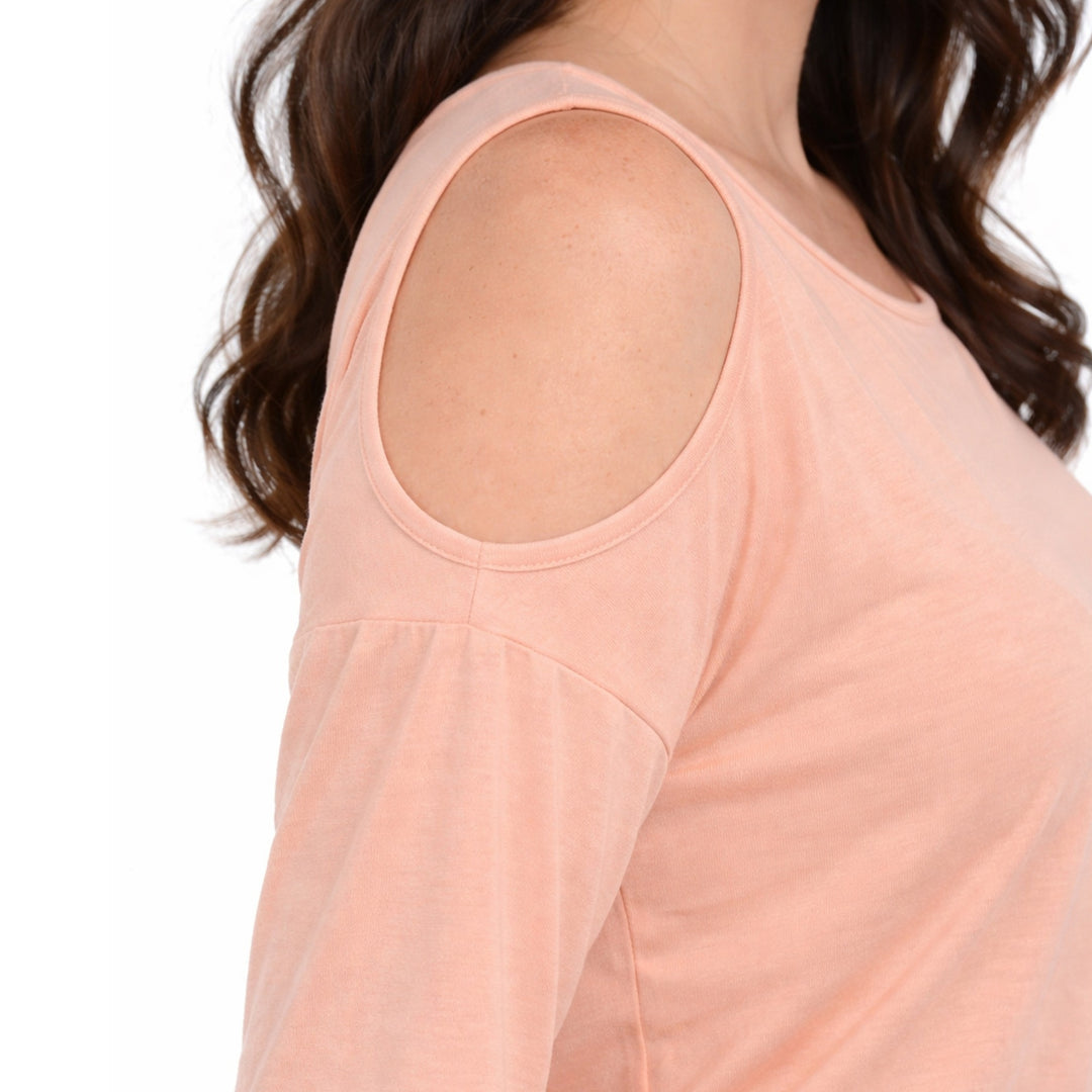 Women’s Casual Cold Shoulder Pullover Top
