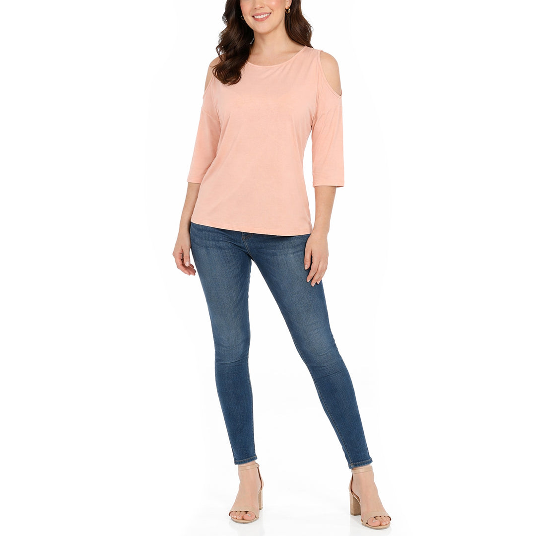 Women’s Casual Cold Shoulder Pullover Top