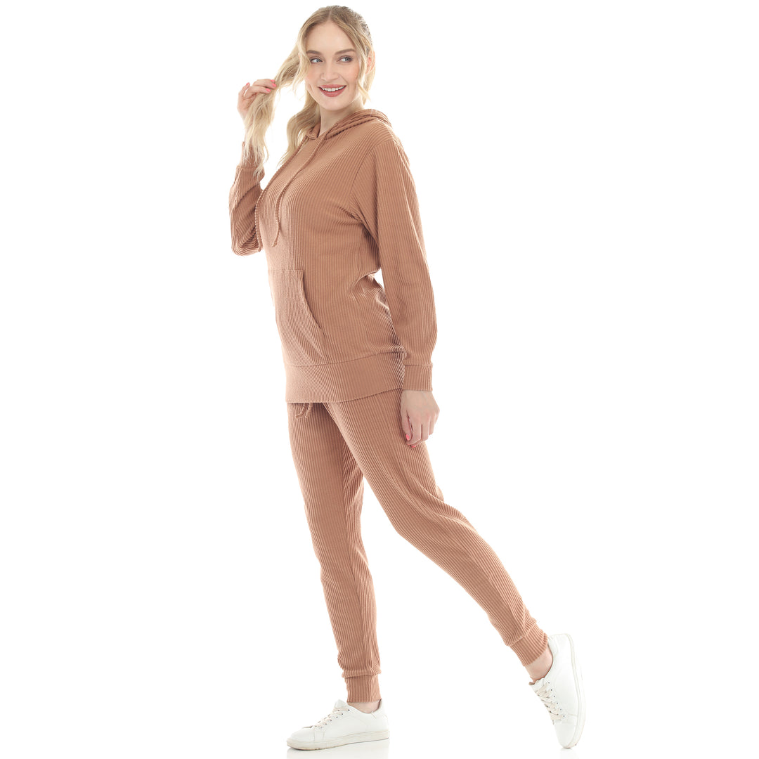 Women's Super Soft Two Piece Ribbed Set