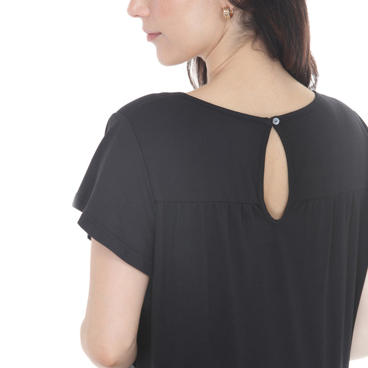 Women’s Flutter Sleeve Ruffle Tiered Dress