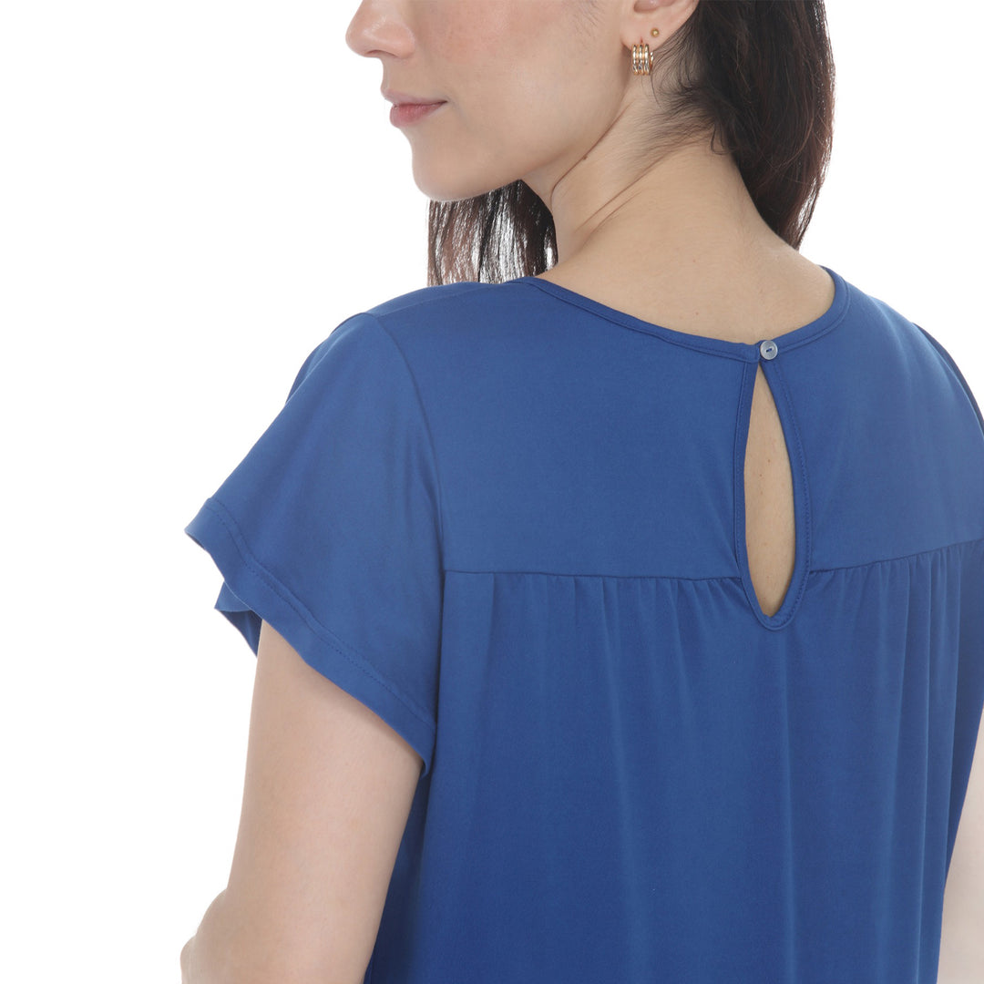 Women’s Flutter Sleeve Ruffle Tiered Dress
