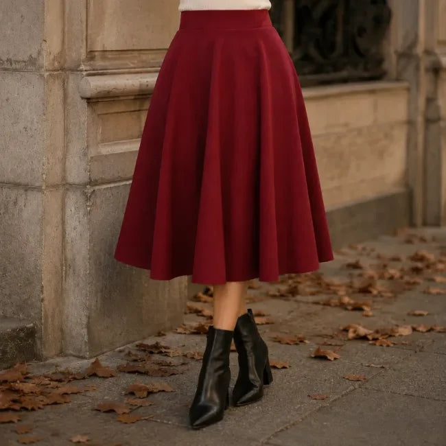 Women’s bottoms collection - skirts, pants and shorts in autumn colours