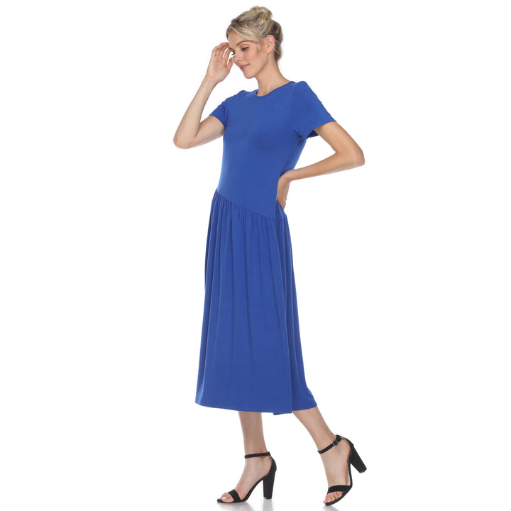 Women's Short Sleeve Maxi Dress