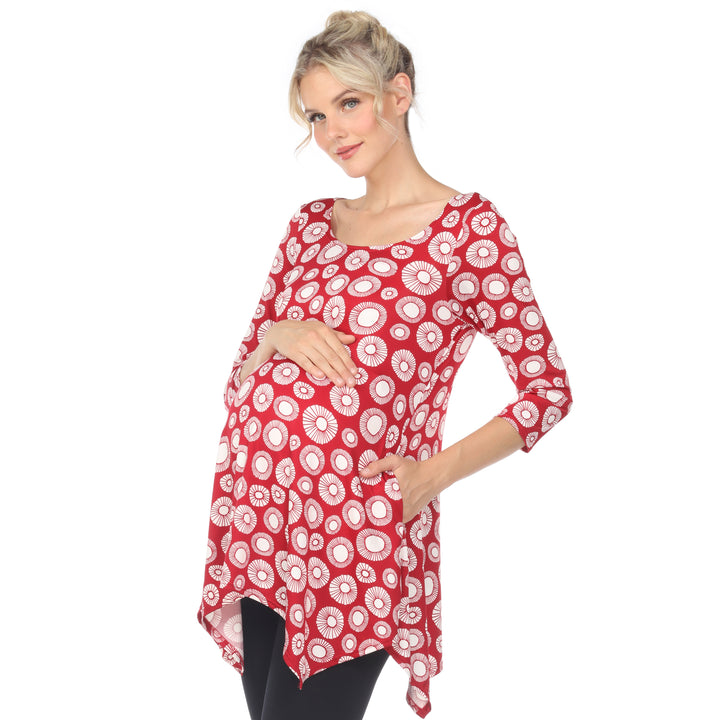 Maternity Printed Tunic Top