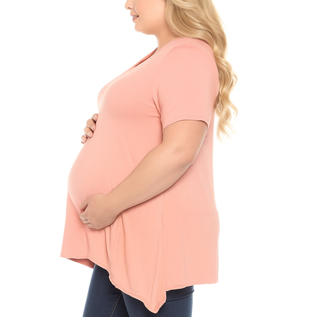Women's Shirred Maternity Top