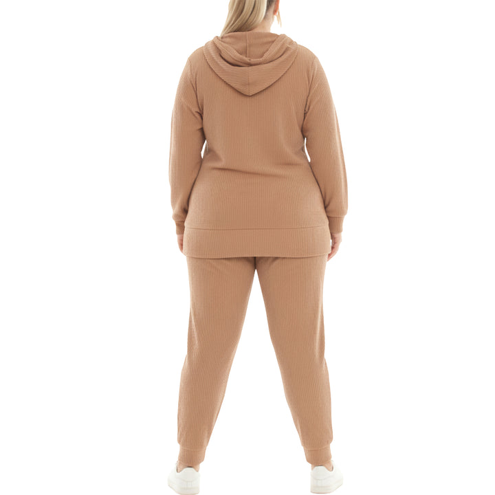 Plus Size Super Soft Two Piece Ribbed Set