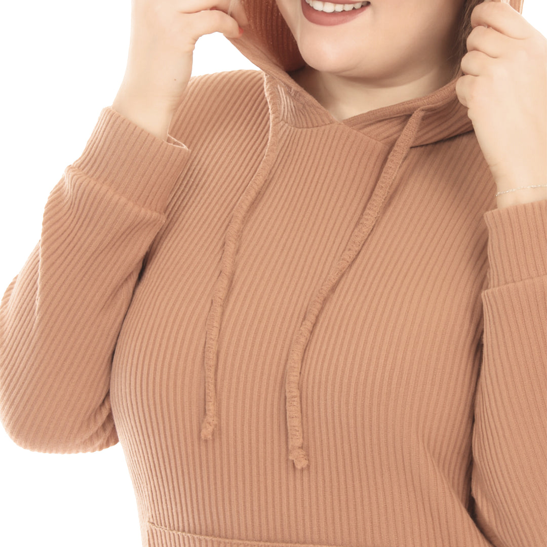 Plus Size Super Soft Two Piece Ribbed Set