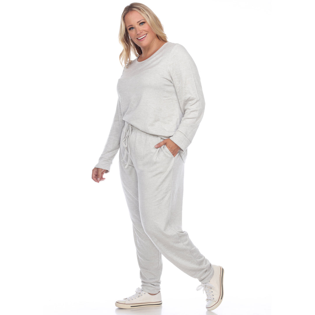 Women's Plus Size 2 Piece Lounge Set