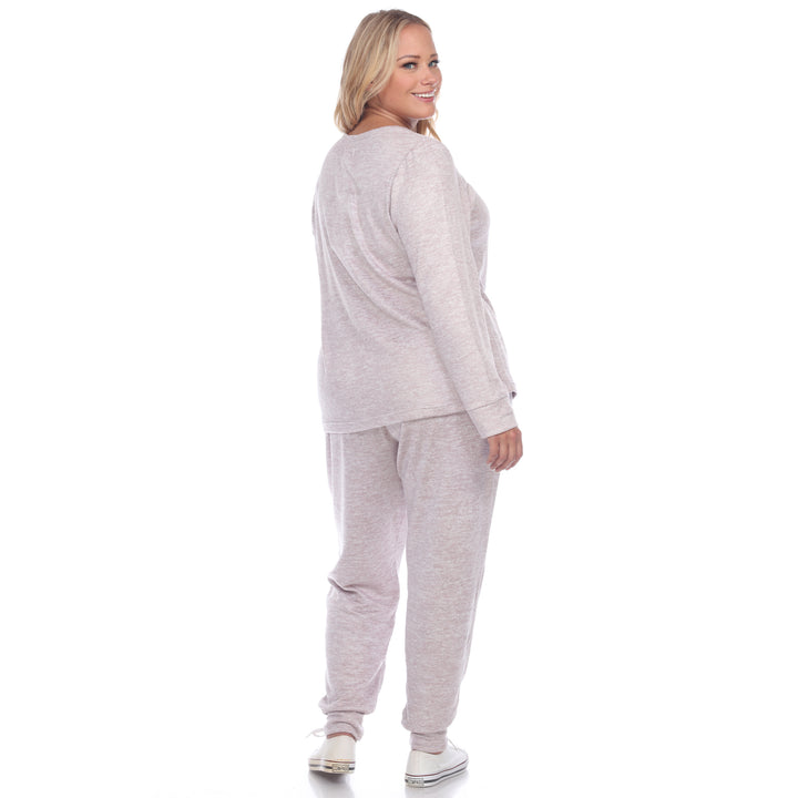 Women's Plus Size 2 Piece Lounge Set