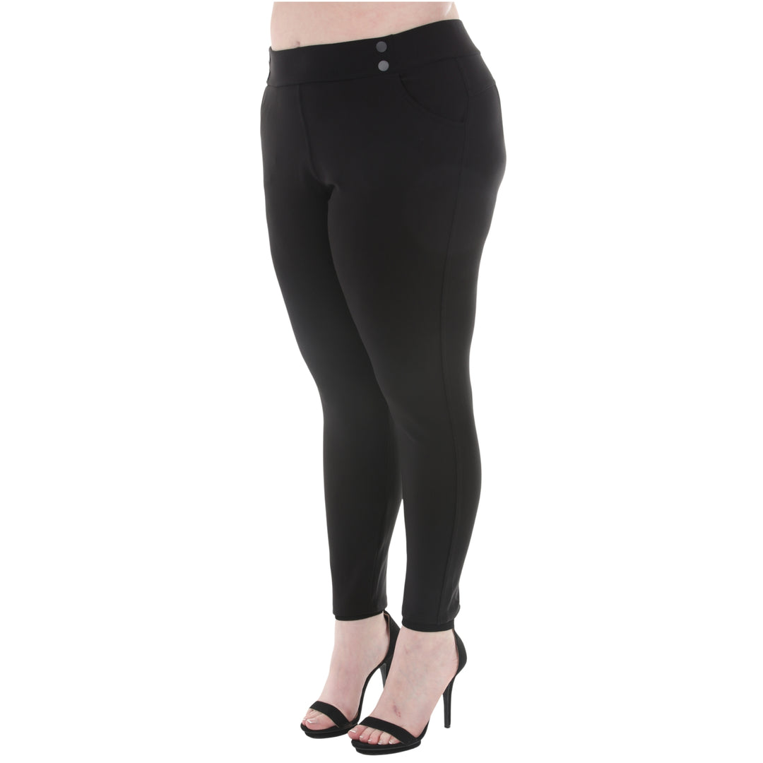 Plus Size Tailored Vest &amp; Ankle Pants Matching Set