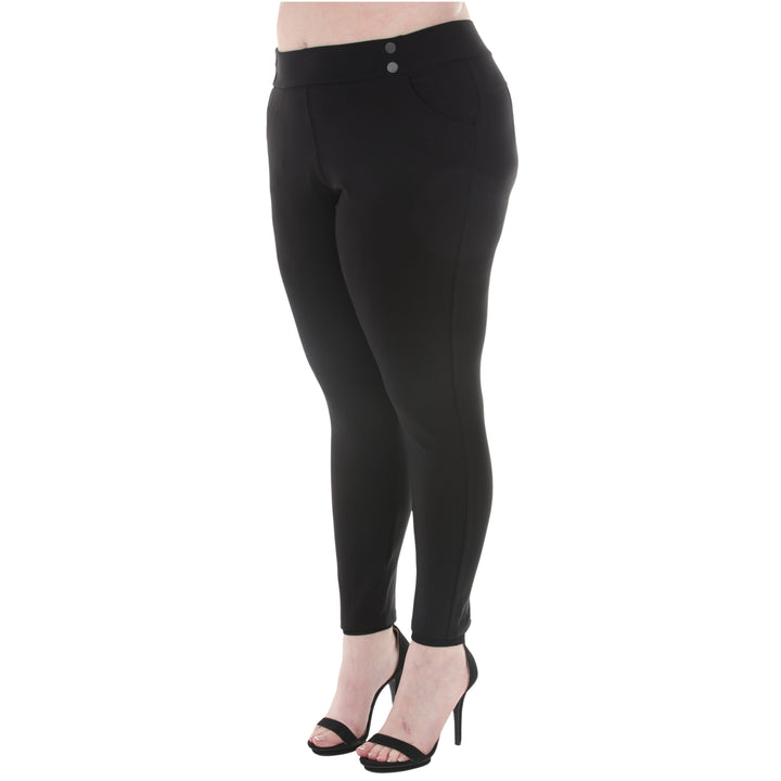 Plus Size Tailored Vest &amp; Ankle Pants Matching Set